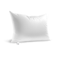 Cotton FullSize Pillowcase with piped edges,White