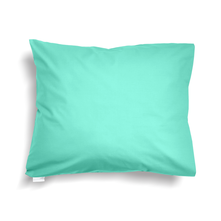 Full Size Cotton Pillowcase, Aqua Mist - Snooozeworld