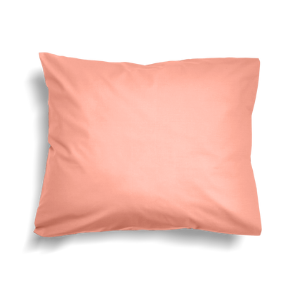 Mini Snoooze Pillowcase Peach Coral Cotton - Snooozeworld