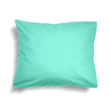 Mini Cotton Pillowcase, Aqua Mist - Snooozeworld