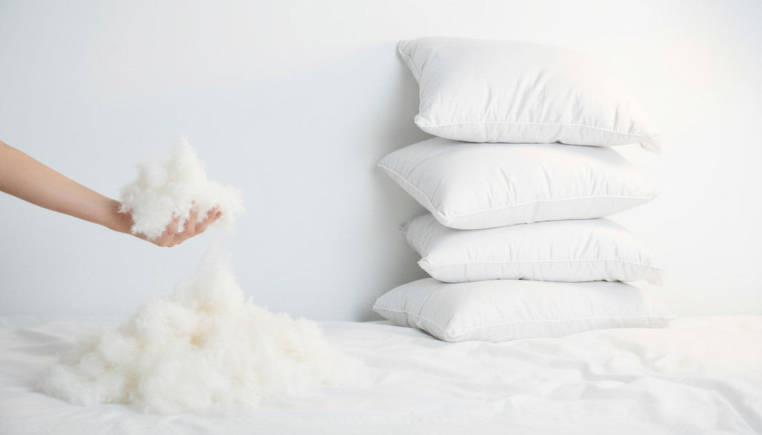What materials are used in Snoooze travel pillows?
