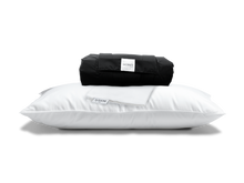 Goose Down Flat Portable Full Size Pillow - Snooozeworld