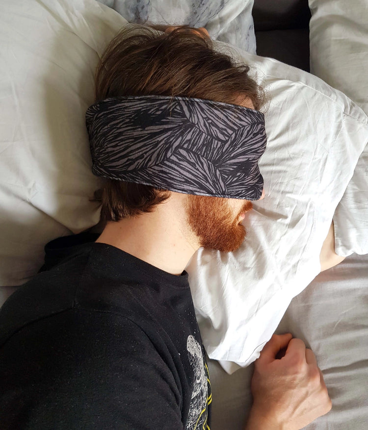 The Black Calm Wrap Sleep Mask
