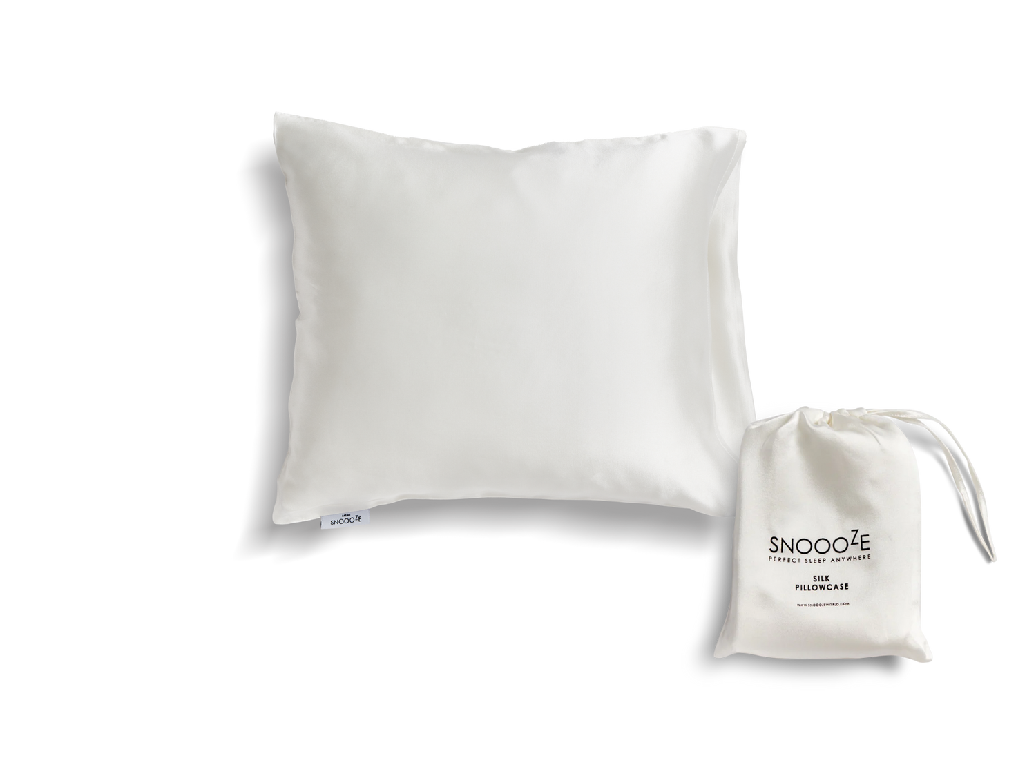 Mini Silk pillowcase Snoooze , Cream Mini Silk pillowcase Snoooze , Cream