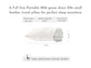 Goose Down Portable Full Size Pillow - Snooozeworld
