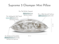 Supreme 3 Chamber Mini Pillow