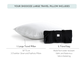 Supreme 3-Chamber Large Travel Pillow