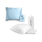CottonLux Pillow+Silk Pillowcase Bundle, Sky