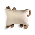 Purrfect Paws Beige Cat Full Size Cotton Pillowcase