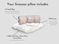 100% Goose Down Portable Full Size Pillow