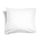 Cotton FullSize Pillowcase with piped edges,White