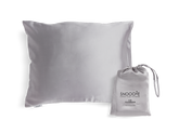 Full Size Snoooze Grey silk pillowcase