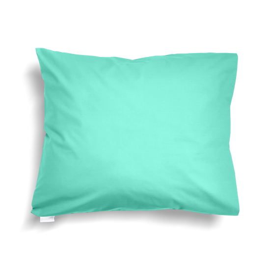 Full Size Cotton Pillowcase, Aqua Mist