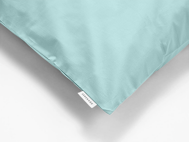 Mini Cotton Pillowcase - Sea Glass