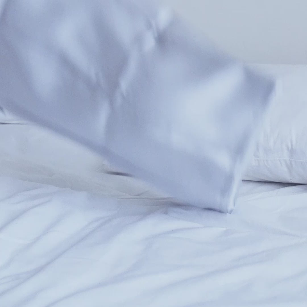 Mini Silk Pillowcase, Grey