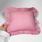 Mini Cotton Ruffled Pillowcase, Bubblegum Pink